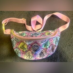 Stoney Clover Lane Pastel Pink and Blue Crossbody Bag